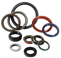 Radial lip oil seals in a range of diameters